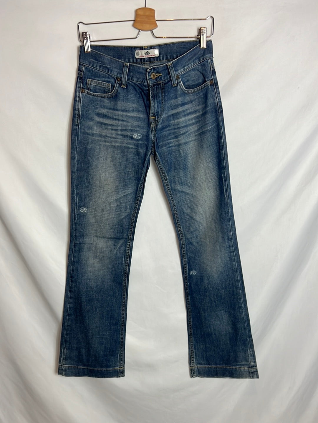 FORNARINA. Denim efecto desgastado. T 38