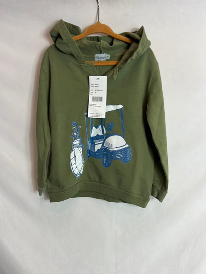 ANCAR. Sudadera fina verde golf