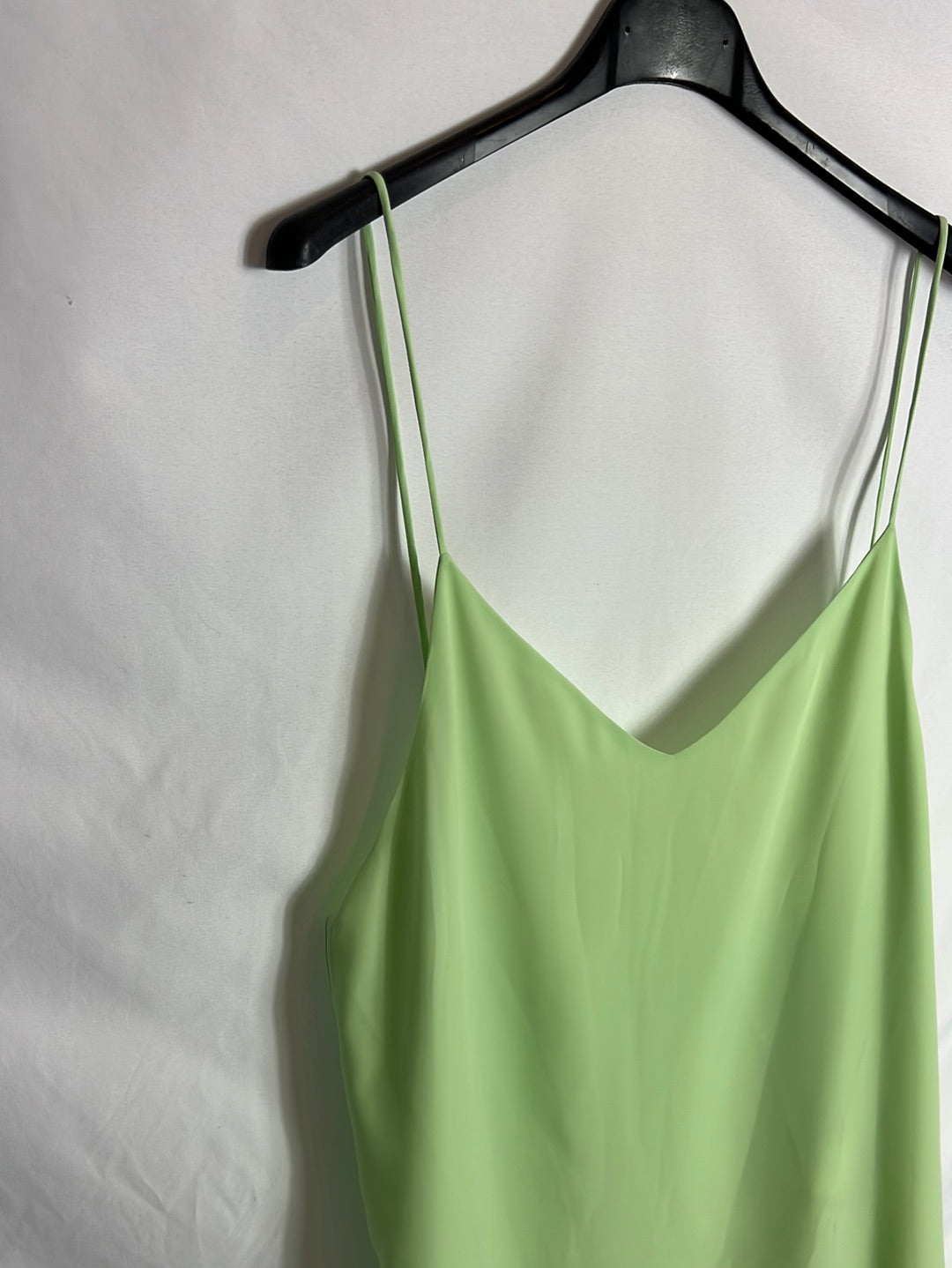 BLEIS MADRID. Vestido verde lima T.xs