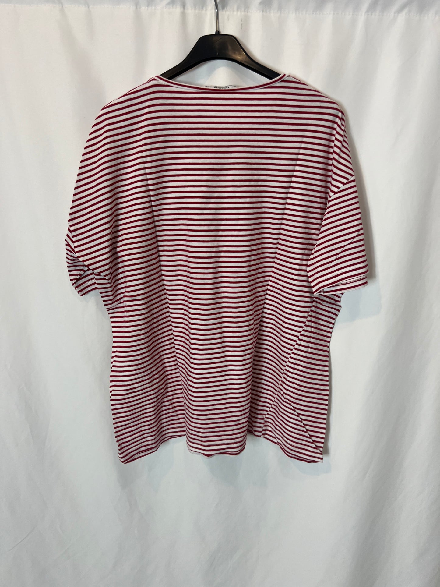 ZARA. Camiseta rayas. T L