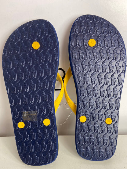 POLO RALPH LAUREN. Chanclas azules logo.T 9