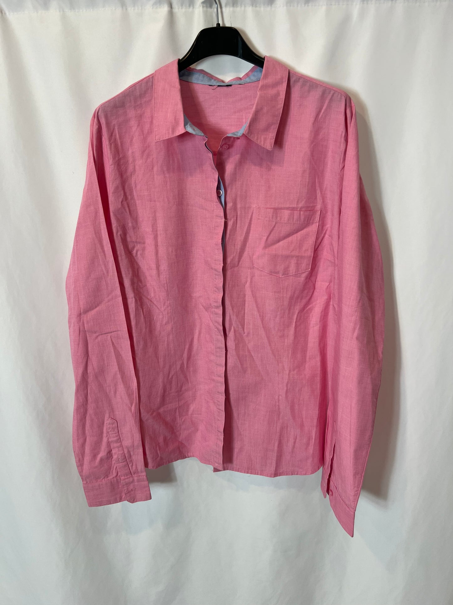 OTRAS. Camisa rosa jaspeada TU(M)