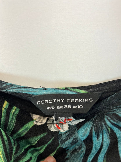 BOROTHY PERKINS. Top elástico estampado tropical. T S/M