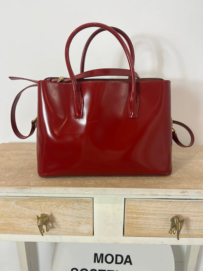 BIMBA Y LOLA. Bolso mediano rojo