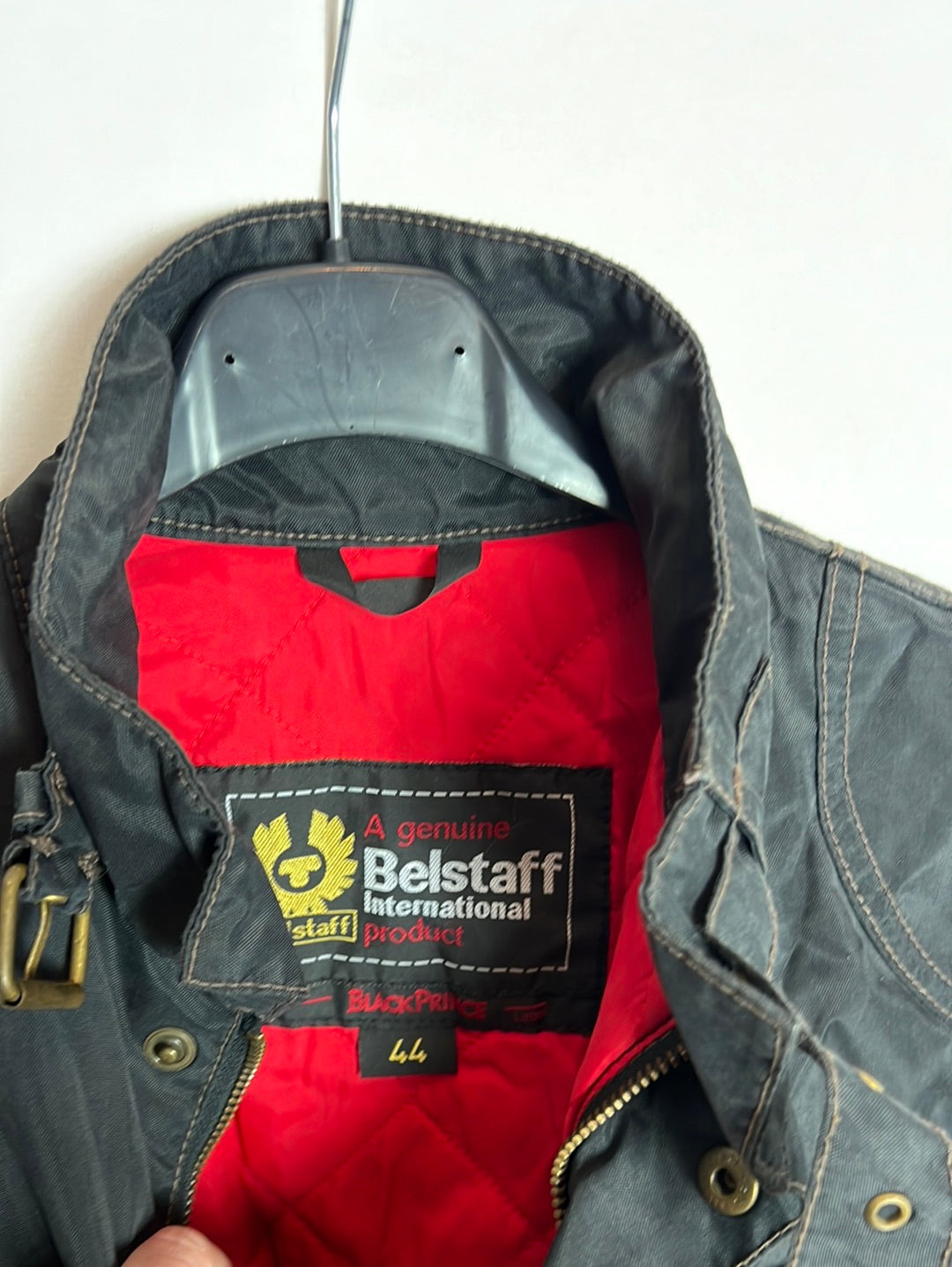 BELSTAFF. Chaqueta textura azul oscuro. T 44 (L)