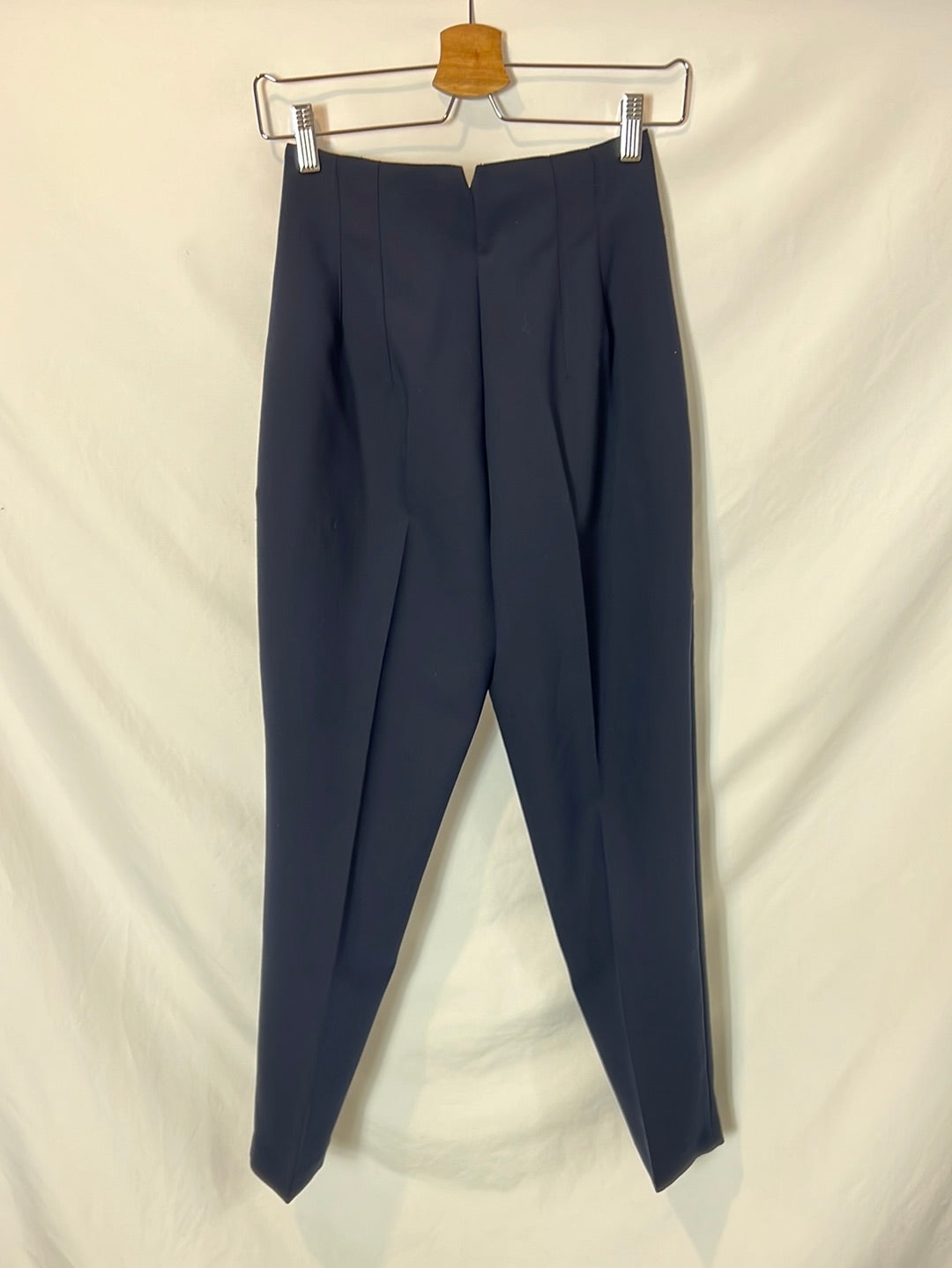 ZARA. Pantalón azul pinzas. T S