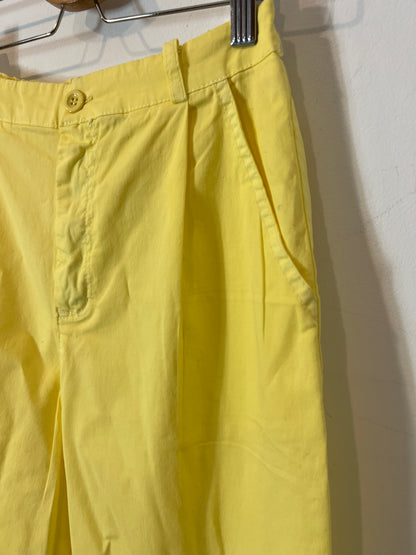 ZEROASSOLUTO. Pantalón amarillo algodón. T S