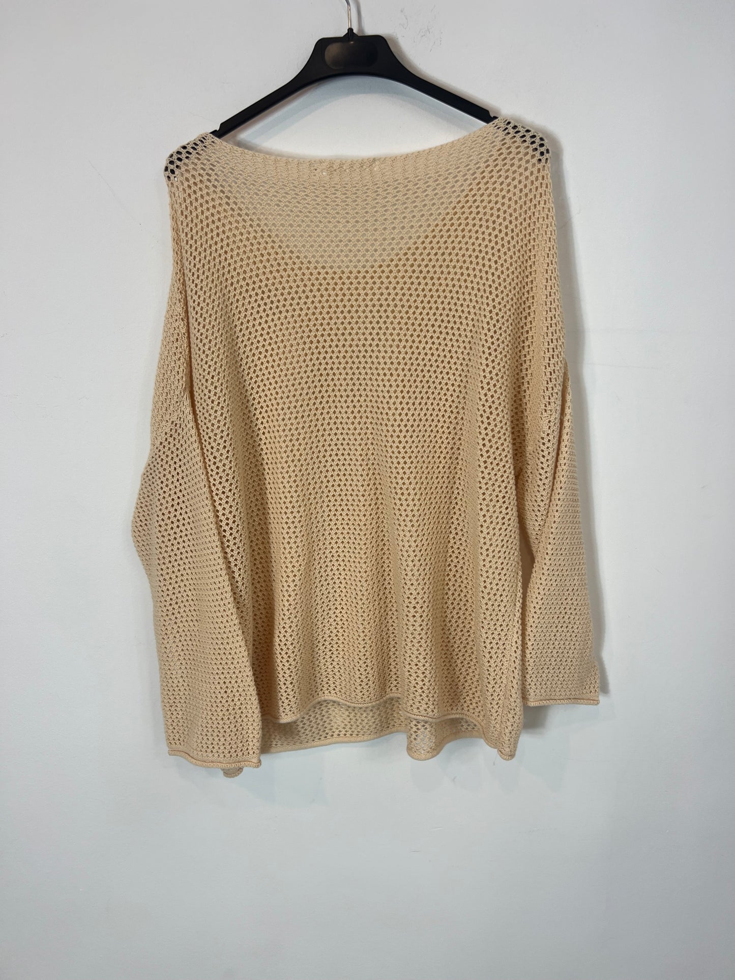 Jersey beige troquelado T.L