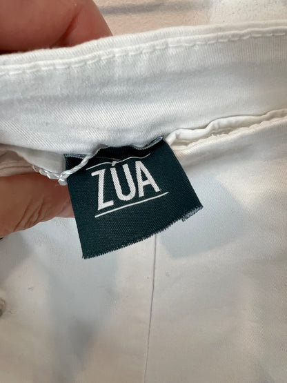 ZUA. Pantalón culotte blanco botones T.m