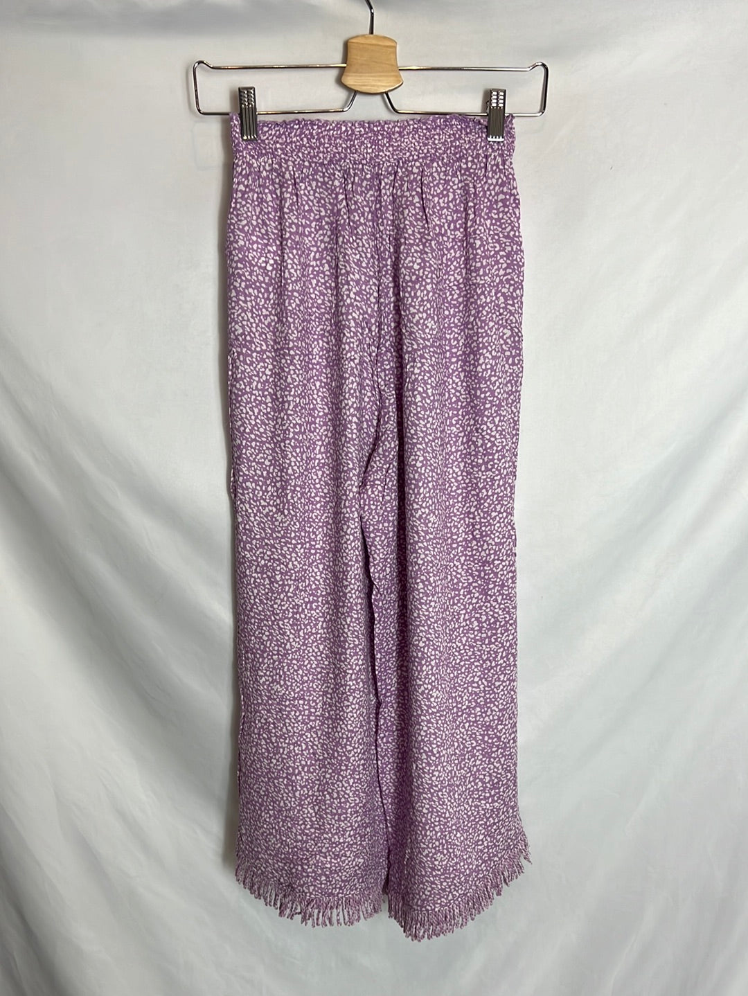 WOMEN'SECRET. Pantalón morado estampado TS