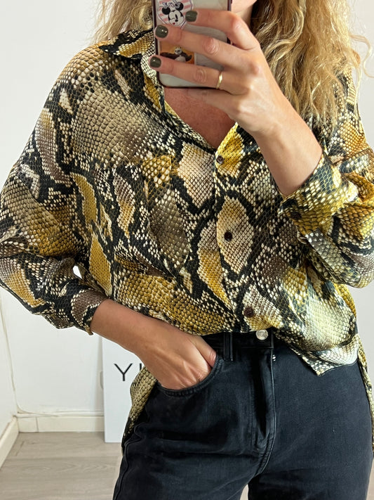 ZARA. Blusa animal print T.XS/S