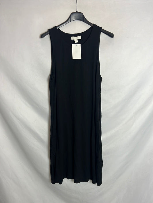 H&M. Vestido corto negro T.xs