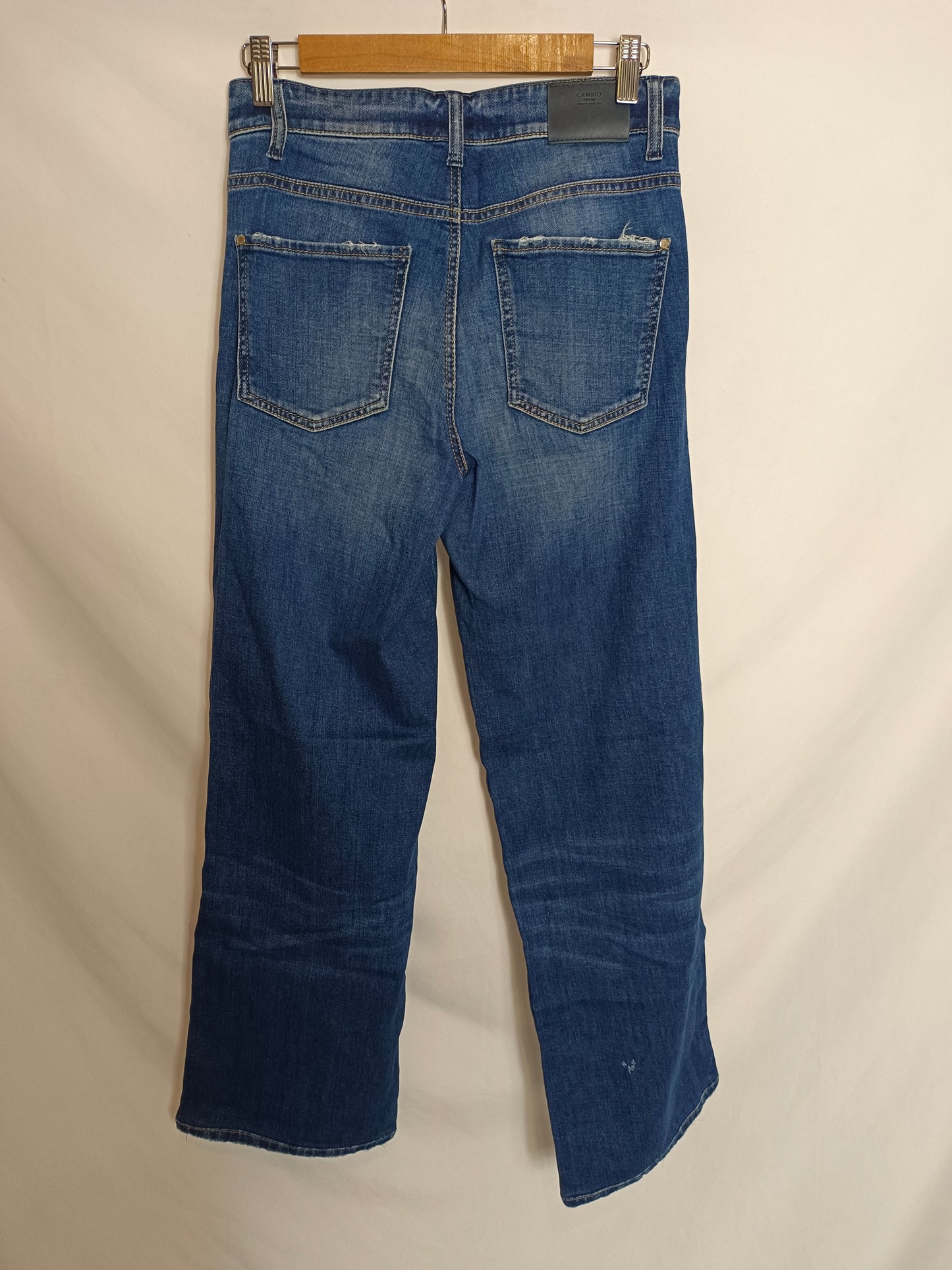 CAMBIO DENIM. Pantalón ancho denim T.38