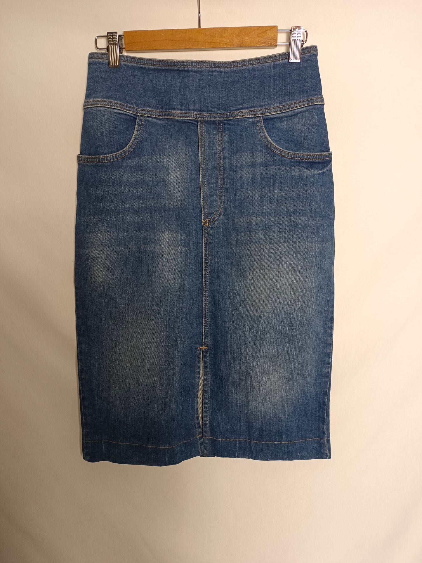 BA&SH. Falda denim midi T.2(m)