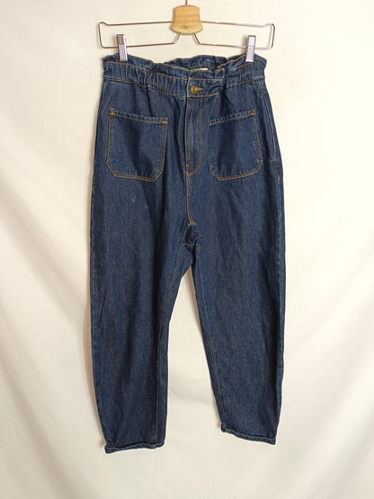 ZARA. Pantalón denim slouchy  T.36