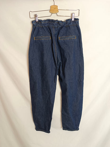 ZARA. Pantalón denim slouchy  T.36