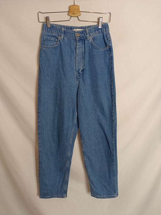 ZARA. Pantalón denim recto  T.34