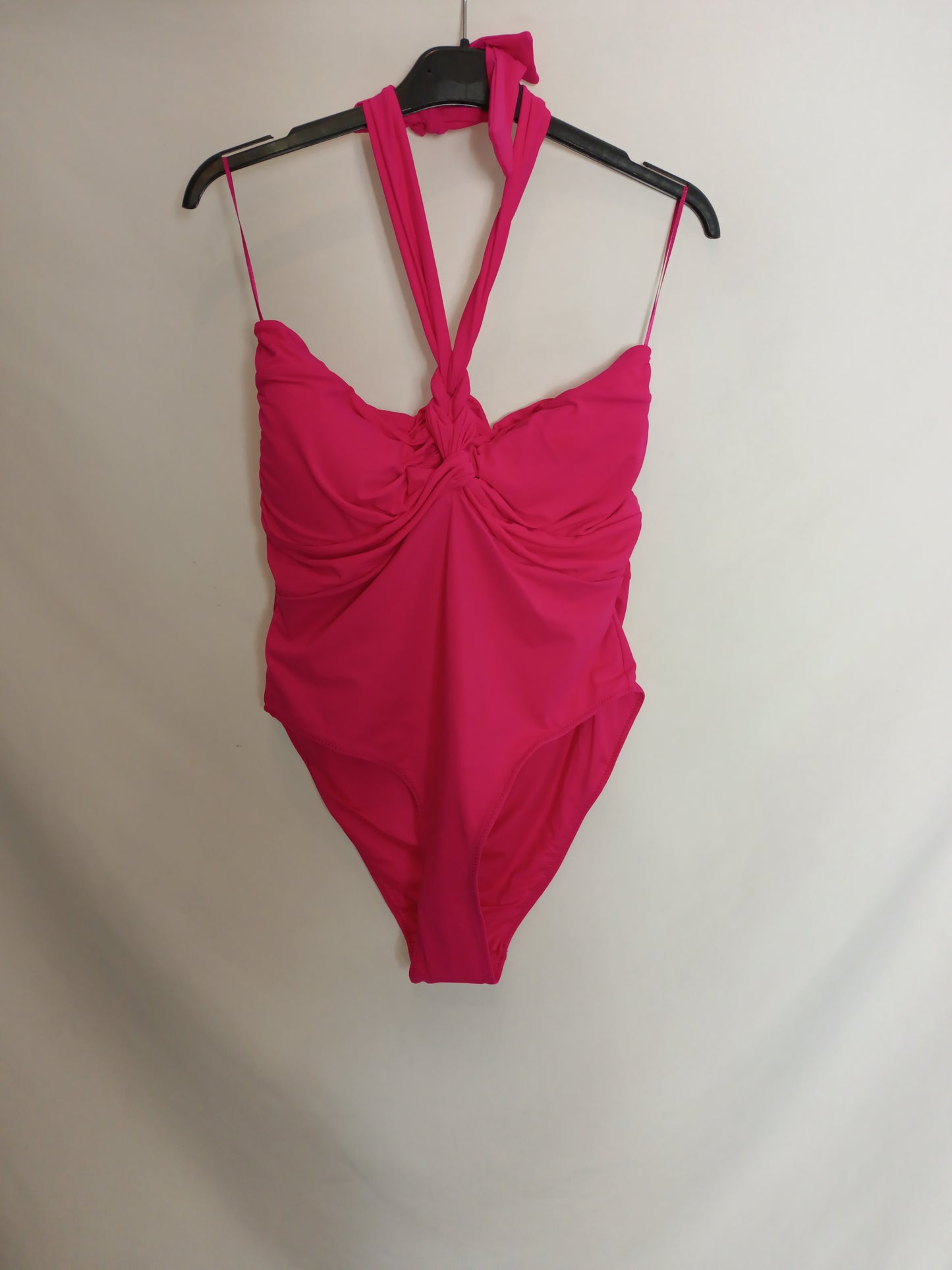 ZARA. Traje de baño rosaT.xl