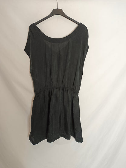 AMERICAN VINTAGE. Vestido fluido negro T.m