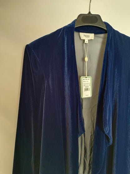 INTROPIA. Blazer terciopelo azul T.36