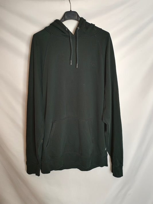 VANS. Sudadera negra capucha T.xl