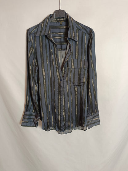 MASSIMO DUTTI. Blusa tie dye T. 38