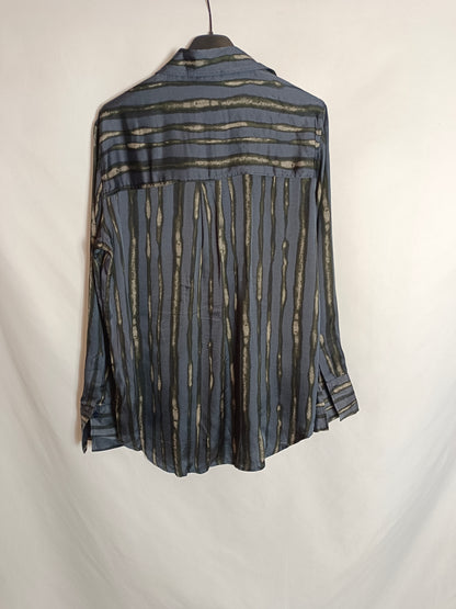 MASSIMO DUTTI. Blusa tie dye T. 38