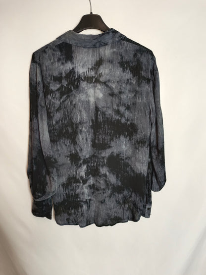 ZARA. Blusa tie dye azules T.s