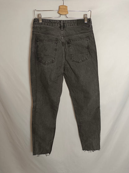 ZARA. Denim  abalorios T.38