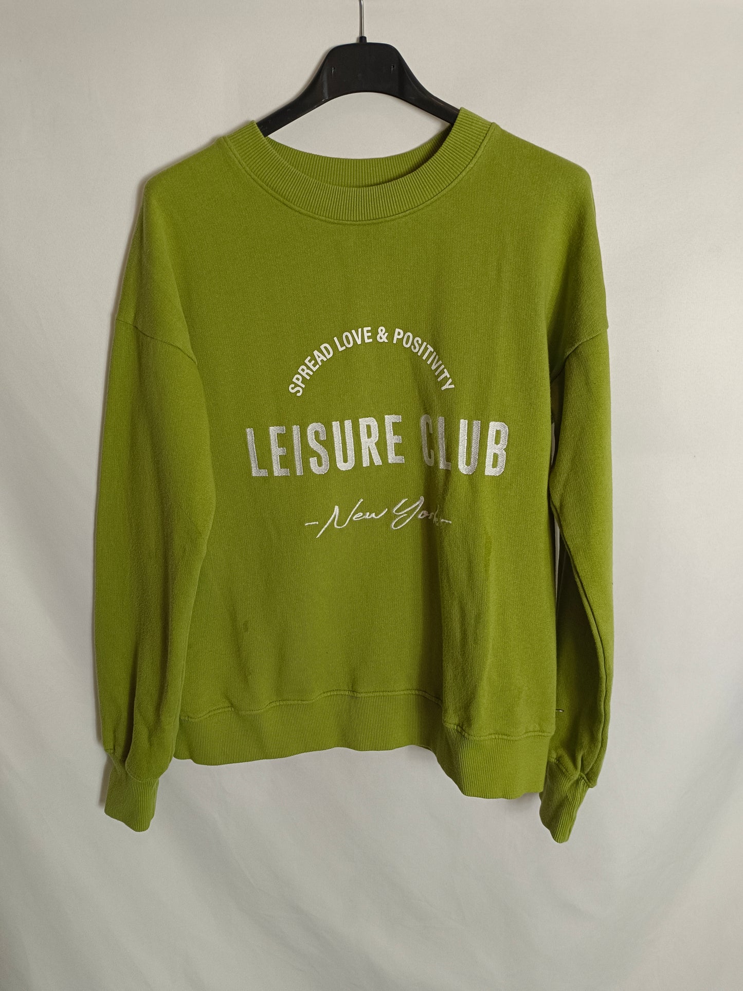 BROWNIE. Sudadera verde pistacho T.xxs