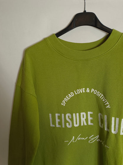 BROWNIE. Sudadera verde pistacho T.xxs