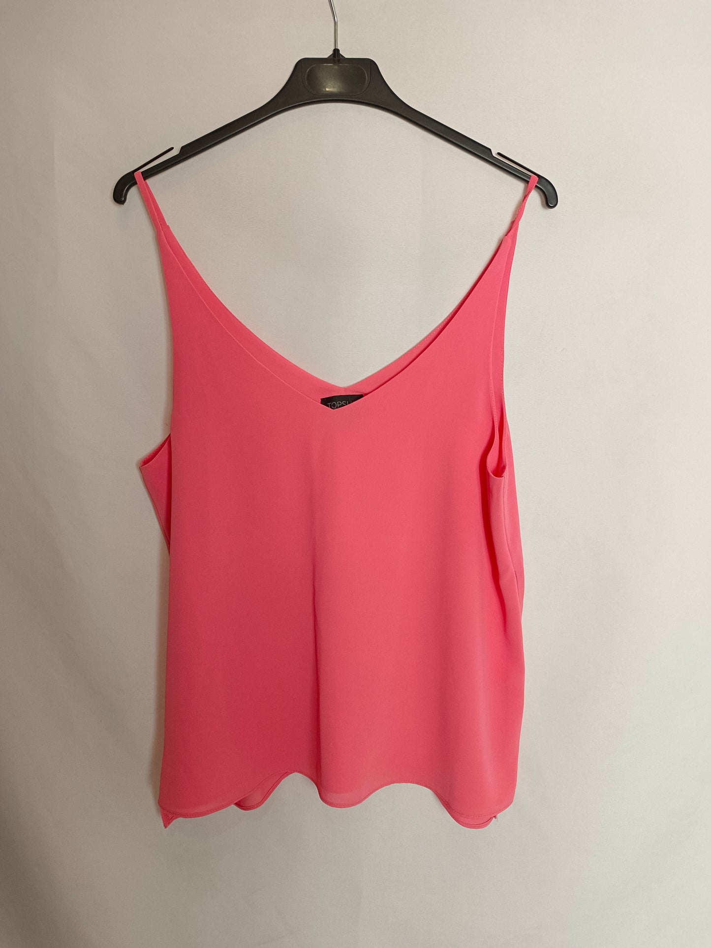 TOPSHOP. Top fluido coral T.38