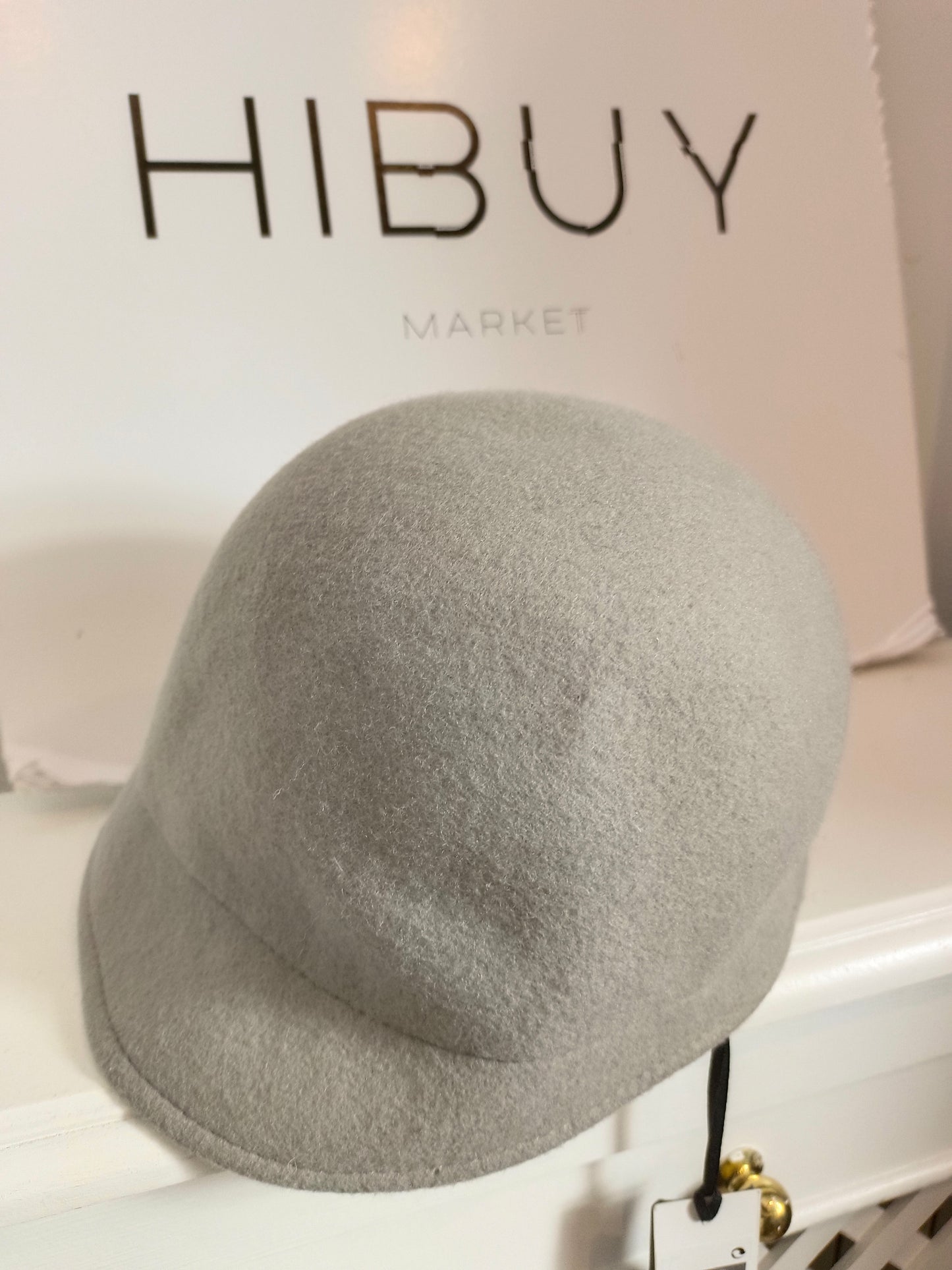 SISLEY . Gorro paño gris Ts