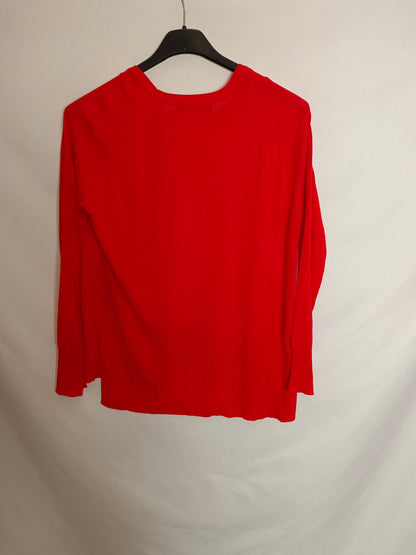 ZARA. Jersey fino rojo T.s