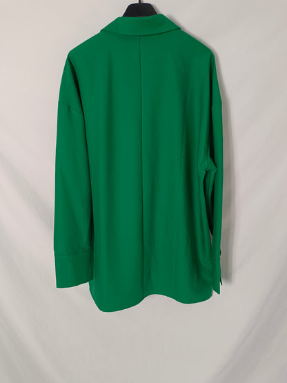 4TH RECKLESS. Vestido verde camisero T.36