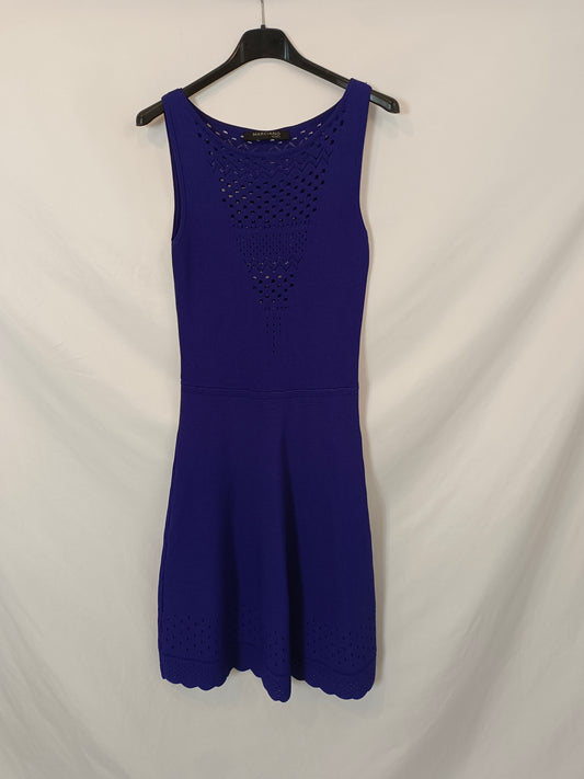 MARCIANO BY GUESS. Vestido punto morado T.u(S)