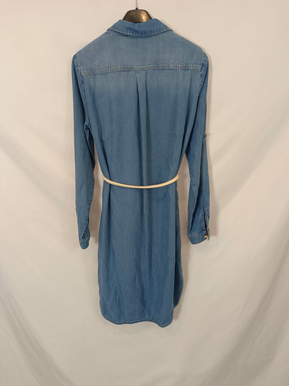 KOCCA. Vestido fluido denim T.s