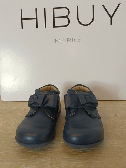 CHICCO. Zapatos niña piel azul. T 21