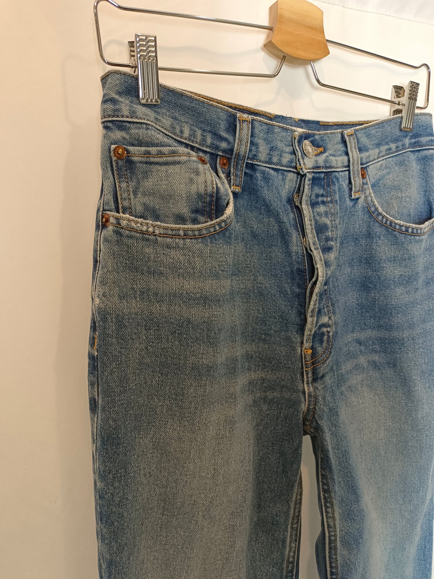 RE/DONE. Pantalón recto denim T.(27)36