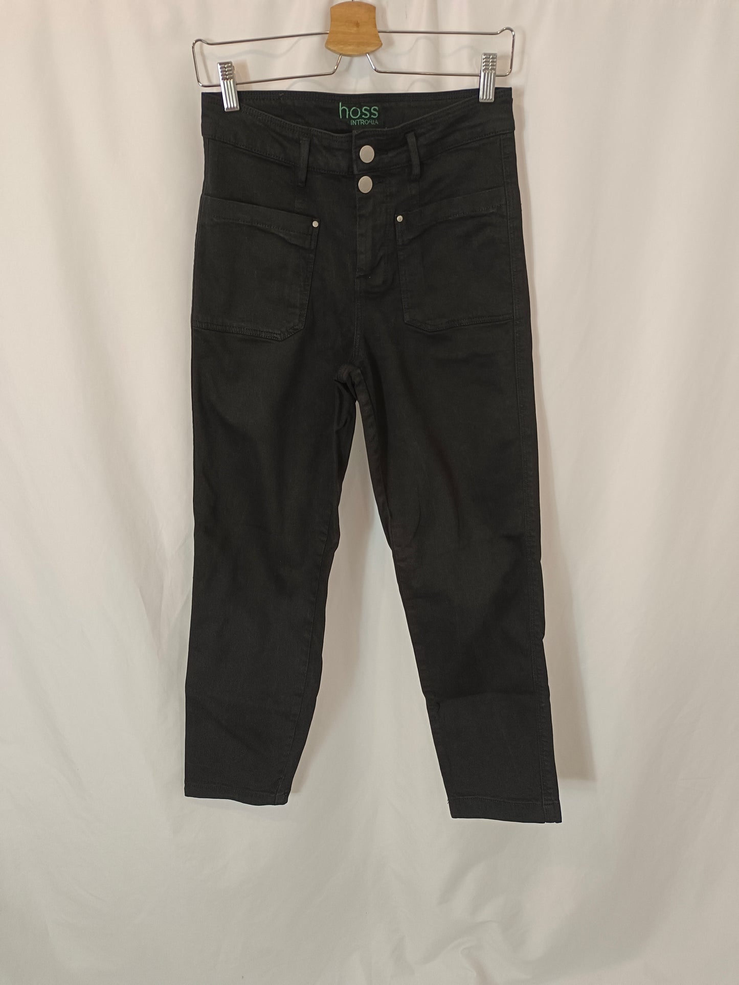 INTROPIA. Pantalón negro denim T.36