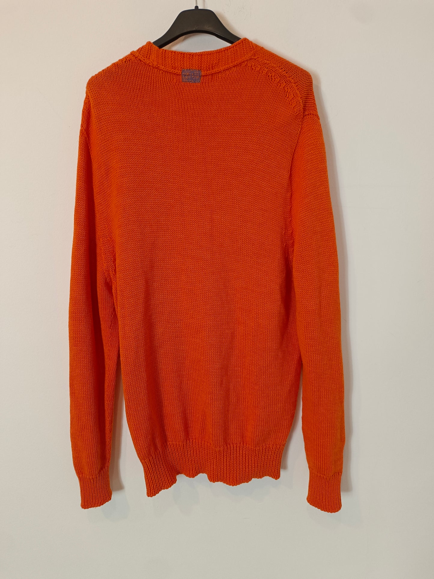 SHEEP INC. Jersey abotonado naranja T.s