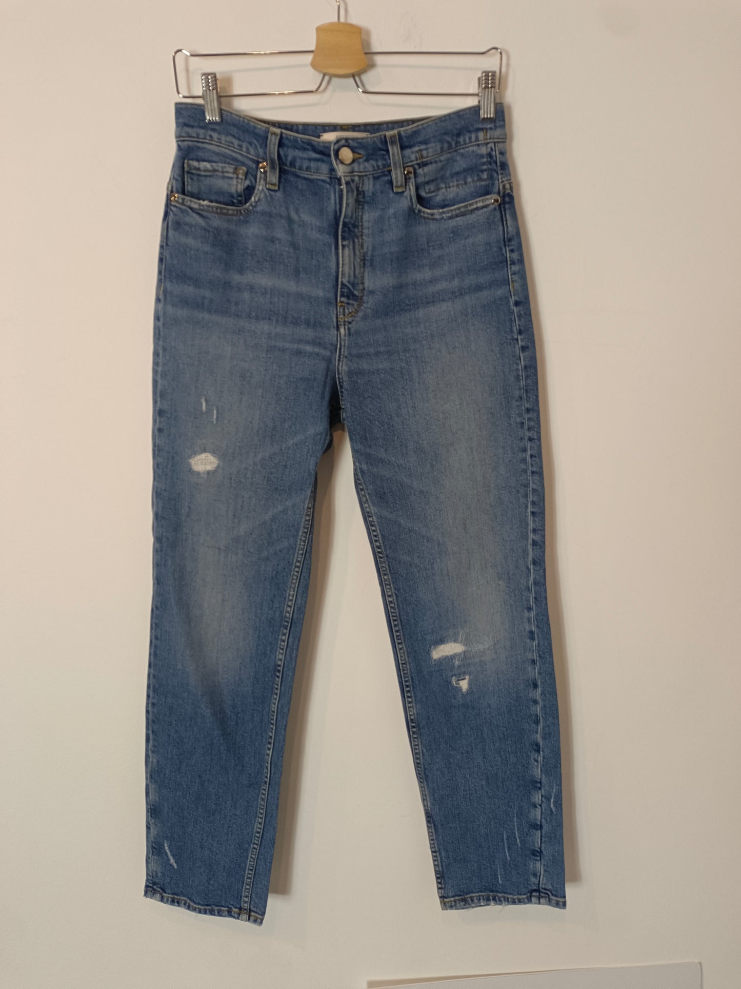 DOROTHEE SCHUMACHER. Pantalón denim desgastes Tu(38)