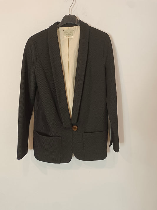 FORTE FORTE. Blazer negra lana. T 0 (XS)