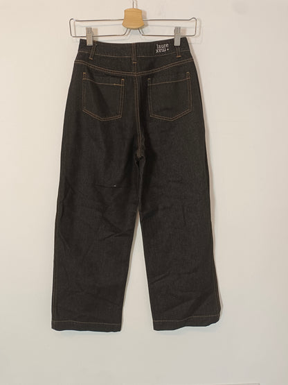 LAURE MAX +. Pantalón negro denim T.34