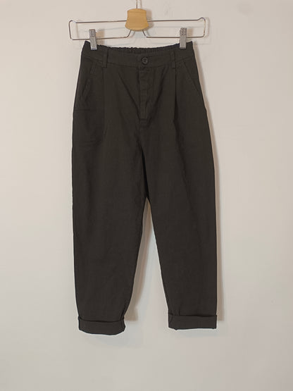 ISABEL MARANT. Pantalón negro costura T.36