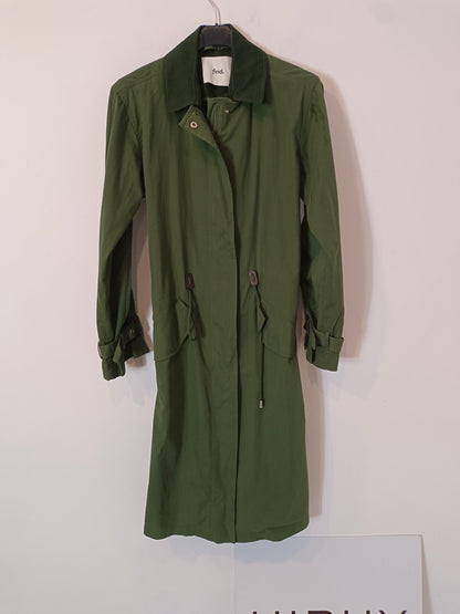 FIND. chaqueta larga verde T.xs