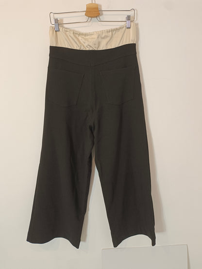 OUTFIT OF THE DAY. Pantalón ancho negro cintura T.38