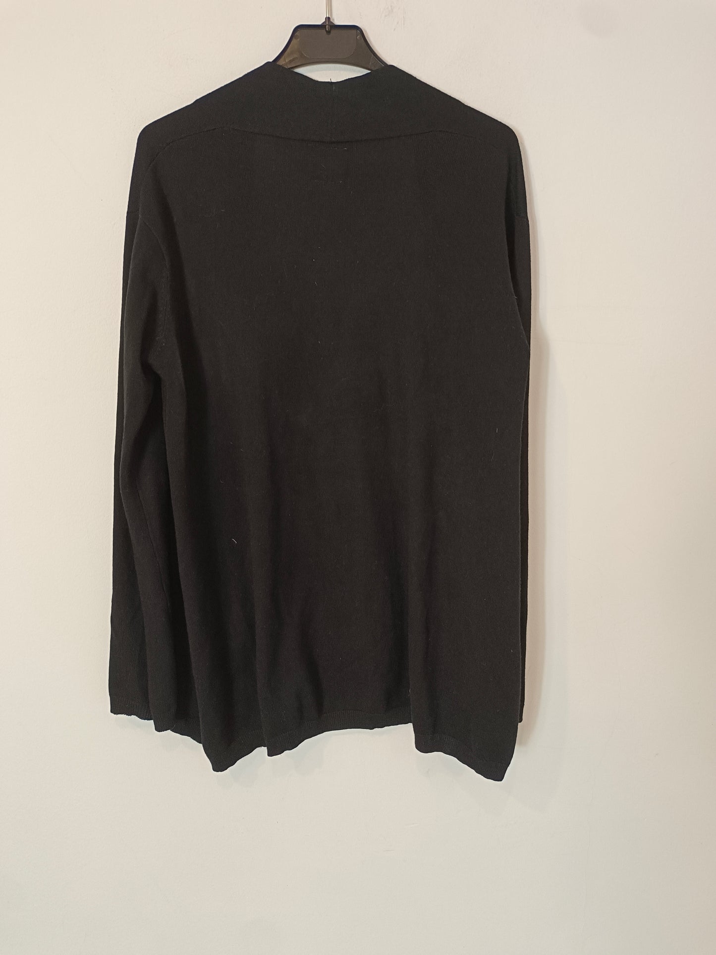 PULL&BEAR. Cárdigan negro fino T.m