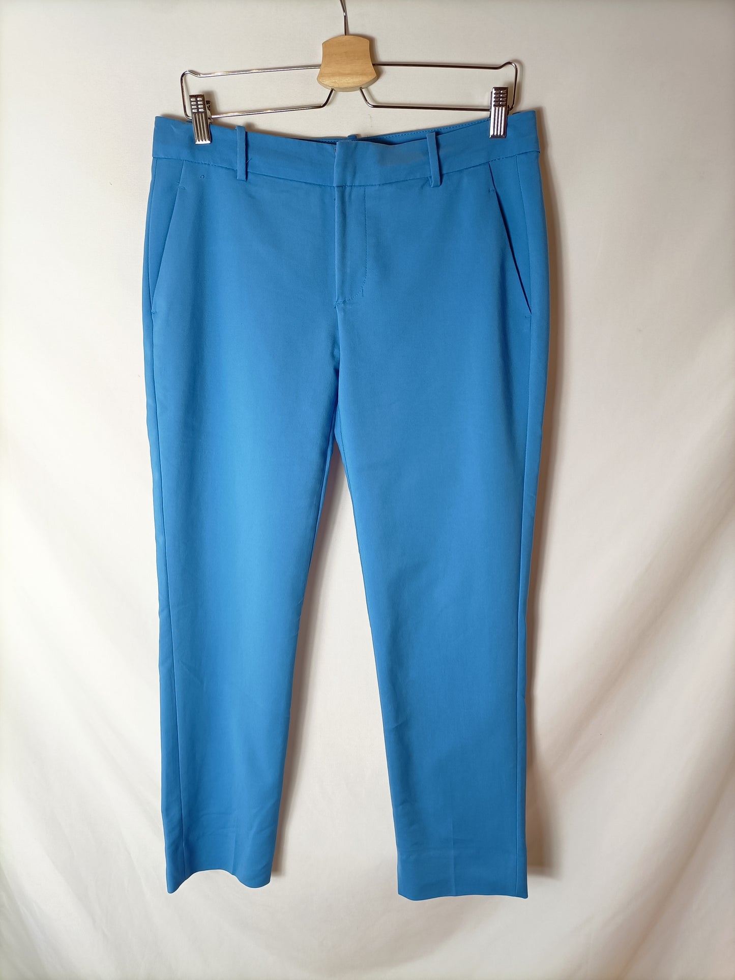 ZARA. Pantalón azul de vestir. T 38