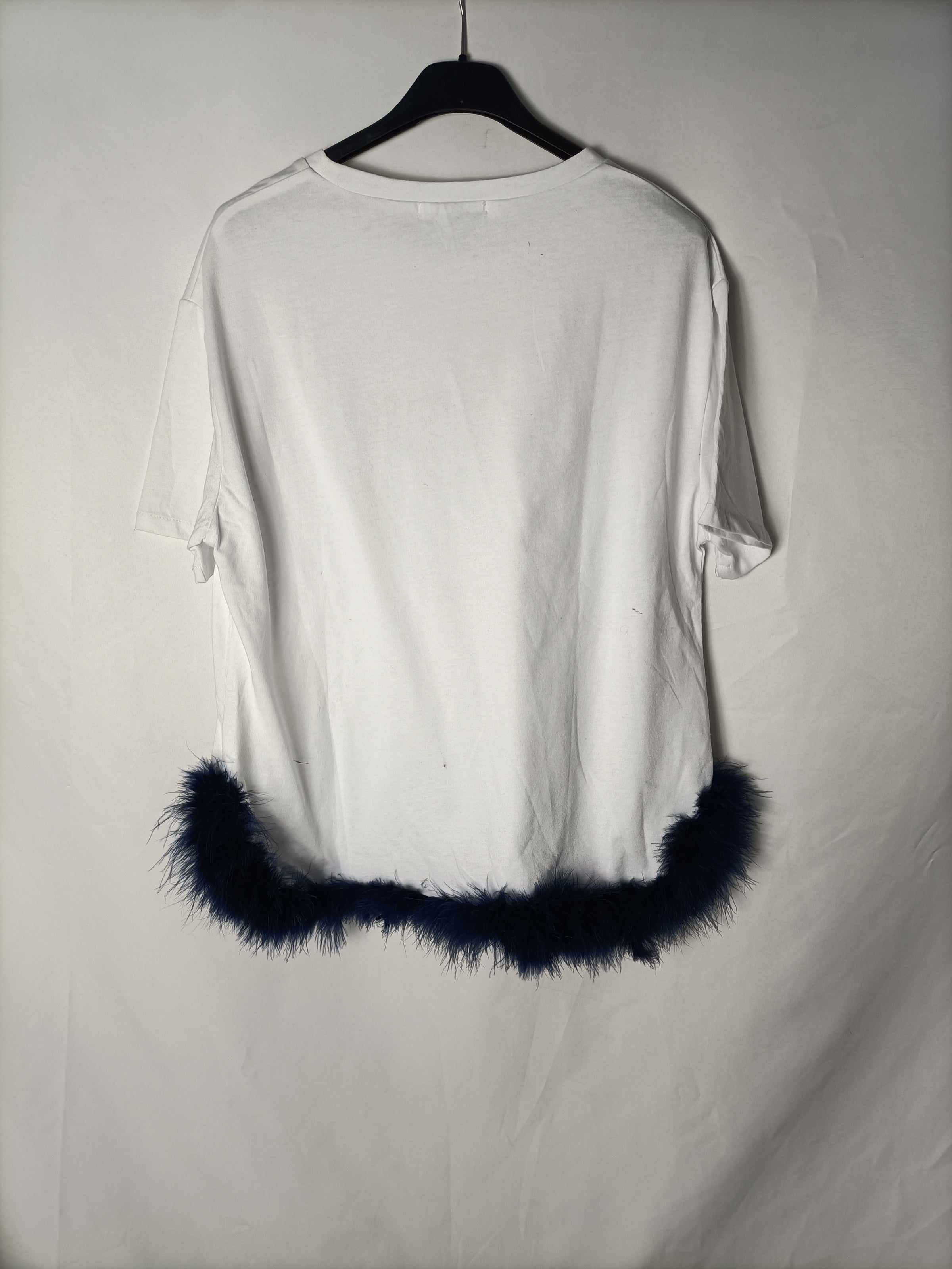 Camiseta discount plumas zara